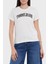 Logo Baskılı Pamuklu Regular Fit Bisiklet Yaka T Shirt Bayan T Shirt DW0DW20161 Ybh 1