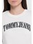 Logo Baskılı Pamuklu Regular Fit Bisiklet Yaka T Shirt Bayan T Shirt DW0DW20161 Ybh 4