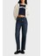 Streç Pamuklu Slim Straight Yüksek Bel Düz Paça Jeans Bayan Kot Pantolon DW0DW20451 1bj 2
