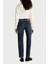 Streç Pamuklu Slim Straight Yüksek Bel Düz Paça Jeans Bayan Kot Pantolon DW0DW20451 1bj 4