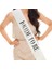 Beyaz Gümüş Bride To Be Simli Kuşak Kemer 10 cm 1