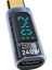 Coofbe Dijital Ekranlı 40GPBS 240W Type-C To Type-C Dönüştürücü 8k 60Hz Type-C Hdmi Şarj Data Hdmi Çevirici 1