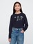 Kız Çocuk Lacivert Logo Pullu T-Shirt 1