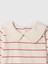 Kız Bebek Bej Fırfır Kollu T-Shirt 2