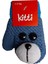 Spteks Kitti 1-3 Yaş Bebe Erkek Çocuk Lacivert Renkli Maskotlu Kışlık Örme Eldiven 1
