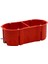 İkili Alçıpan Kasa Kırmızı ( 10 Adet ) 1
