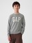Erkek Çocuk Gri Gap Logo Intarsia Kazak 1