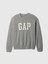 Erkek Çocuk Gri Gap Logo Intarsia Kazak 2