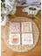 Arslart Atölye Yılbaşı Temalı Renkli Alıntılar Bardak Altlığı 4’lü Set Doğal Taş Traverten (10X10 Cm) 1