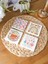 Arslart Atölye Yılbaşı Temalı Renkli Alıntılar Bardak Altlığı 4’lü Set Doğal Taş Traverten (10X10 Cm) 3