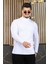 Erkek Yarım Balıkçı Yaka Boğazlı Triko Kazak Slim Fit Kışlık Üst Giyim Kazağı 1