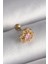316L Çelik Gold Renk Zirkon Taşlı Kalp Tragus Piercing 1