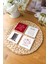 Arslart Atölye “holly Jolly” Yılbaşı Temalı Bardak Altlığı 4’lü Set Doğal Taş Traverten (10X10 Cm) 3