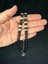 Siyah Bilardo Topu Benzetme Toz Kehribar Tesbih Kapsül Kesim 12X8MM T-704 2