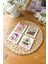 Arslart Atölye “merry Christmas ve Let It Snow” Temalı Bardak Altlığı 4’lü Set Doğal Taş Traverten (10X10 Cm) 2