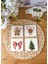 Arslart Atölye “gingerbread ve Şeker Kamışı” Temalı Bardak Altlığı 4’lü Set Doğal Taş Traverten (10X10 Cm) 1