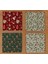 Arslart Atölye “fındıkkıran ve Yılbaşı Süslemeleri” Temalı Bardak Altlığı 4’lü Set Ahşap (10X10 Cm) 1
