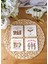 Arslart Atölye “christmas Girly” Temalı Bardak Altlığı 4’lü Set Doğal Taş Traverten (10X10 Cm) 1