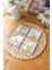 Arslart Atölye Antik Yunan ve Altın Hayvan Desenli Bardak Altlığı 4’lü Set Doğal Taş Traverten (10X10 Cm) 2