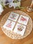 Arslat Atölye Christmas Motto Yazılı Bardak Altlığı 4’lü Set Doğal Taş Traverten (10X10 Cm) 1