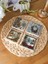 Arslat Atölye Vintage Kartpostal Şehir Görüntüsü Temalı 4’lü Set Bardak Altlığı Doğal Taş Traverten (10X10 Cm) 1
