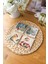 Arslat Atölye Nostaljik Yılbaşı Temalı 4’lü Set Bardak Altlığı Doğal Taş Traverten (10X10 Cm) 2