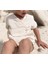 Gots Organik Sertifikalı Müslin Kimono Yaka Bebek Body 5
