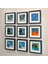 Yapışkanlı Sök-Tak Paspartulu SIYAH14X14CM Pola Kare Fotoğraf Çerçevesi - 9'lu paket 2