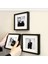 Yapiskanli Sök-Tak Paspartulu Siyah 14X14CM Pola Kare Fotograf Çerçevesi - 3'lü Paket 1