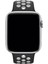 Apple Watch Uyumlu Series 5 38 mm Fileli Kordon Siyah-Beyaz 3