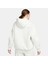 Nsw Collection Sherpa Hoodie Kadın Beyaz Oversize Bol Kesim Polarlı Sweatshirt FB8783-020 5