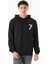 7 Baskılı Kanguru Cepli Kapüşonlu Sweatshirt 1