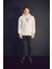 3 Iplik Yazı ve Kuş Baskılı Kapüşonlu Sweatshirt 2