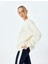 Oversize Bisiklet Yaka Uzun Kollu Sweatshirt 1
