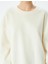 Oversize Bisiklet Yaka Uzun Kollu Sweatshirt 5