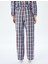 Rahat Kalıp Ekose Desenli Pamuklu Pijama Altı 4