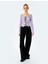 Fiyonklu V Yaka Slim Fit Crop Triko Hırka 2