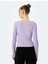 Fiyonklu V Yaka Slim Fit Crop Triko Hırka 4