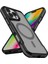 Apple iPhone 16 Pro Max Kılıf Magsafe Şarj Özellikli Renkli Airbag Şeritli Lamer Kapak 1