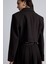 Klasik Kesim Crop Blazer Ceket Acı Kahve 5