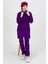 Violet Hakim Yaka Mor Tesettür Uniforma (Likralı) Xl - Takım - Hayır Isim Yazılmasın 2