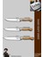 LAZBİSA Hand Craft Mutfak Bıçak Seti Et Ekmek Sebze Meyve Bıçağı 3 Lü Set Günlük Kullanım ( Mtf-003 ) 2