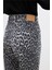 Desenli Gabardin Pantolon Leopar 5