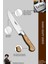 Hand Craft Mutfak Bıçak Seti Et Ekmek Sebze Bıçağı 5 Li Set Günlük Kullanım ( Mtf-037 ) 3