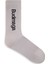 Erkek Gri Antrenman Fitness Tenis Spor Çorap 3