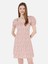 Slim Fit Kadın Pembe Kısa Kol Elbise Cl1069057 1