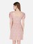 Slim Fit Kadın Pembe Kısa Kol Elbise Cl1069057 2