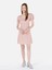 Slim Fit Kadın Pembe Kısa Kol Elbise Cl1069057 3