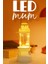 LED Mum Kamp Lambası Tipi 1 Adet Pil Dahil Dumansız Alev Ledli Dekor Işığı Beyaz PT437 1