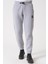 São Paulo 2424 Pamuklu Likralı Slim Fit Eşofman Altı Gri 1